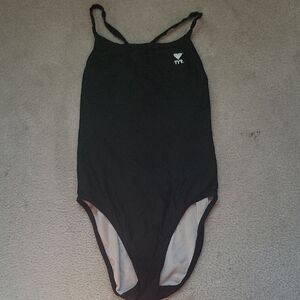 TYR Kids Black One Piece Bodysuit